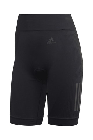 Short de ciclismo de interior de tiro alto - Negro