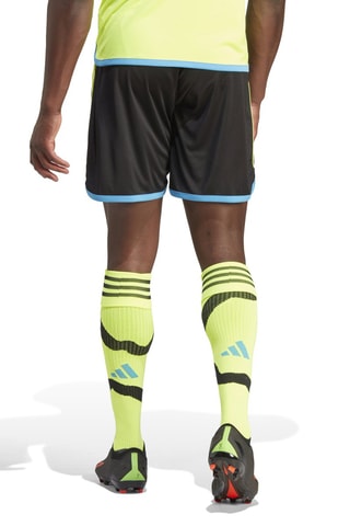 Short de fútbol Arsenal 23/24 - Negro y amarillo