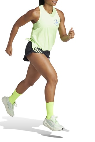 Hardloopshort OE 3Srt- Zwart, geel en roze