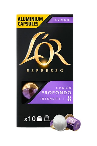 100 cápsulas - Café Profondo - Intensidad 8 - 10 x 10 cápsulas L'Or Espresso
