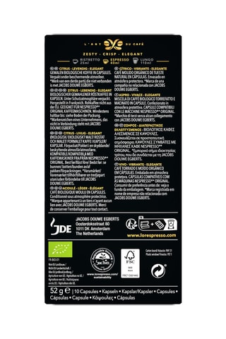 100 cápsulas - Café ecológico - Intensidad 7 - 10 x 10 cápsulas L'Or Espresso