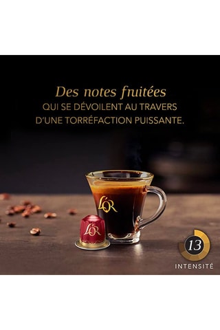 100 cápsulas - Café ecológico - Intensidad 7 - 10 x 10 cápsulas L'Or Espresso