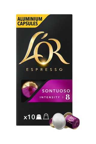 100 cápsulas - Café Sontuoso - Intensidad 8 - 10 x 10 cápsulas L'Or Espresso