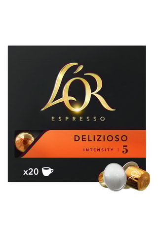 200 cápsulas - Café Delizioso - Intensidad 5 - 10 x 20 cápsulas L'Or Espresso