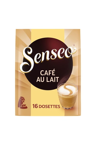 160 dosettes Senseo - Café au lait - 10 x 16 dosettes