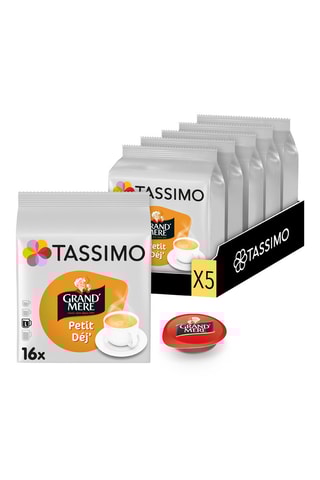 80 monodosis Tassimo - Grand Mère Café Desayuno - 5 x 16 cápsulas