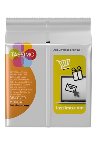 80 monodosis Tassimo - Grand Mère Café Desayuno - 5 x 16 cápsulas