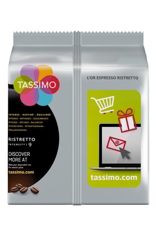 80 monodosis Tassimo - L'Or Café Ristretto - 5 x 16 cápsulas