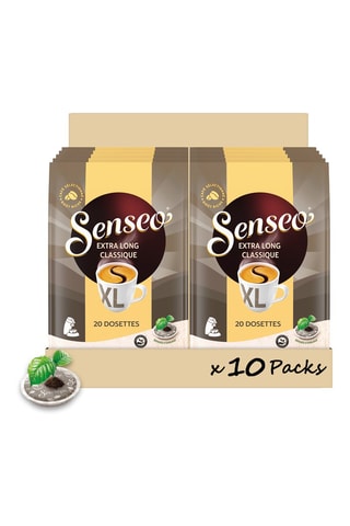 200 monodosis Senseo - Extralargo Clásico - 10 x 20 cápsulas