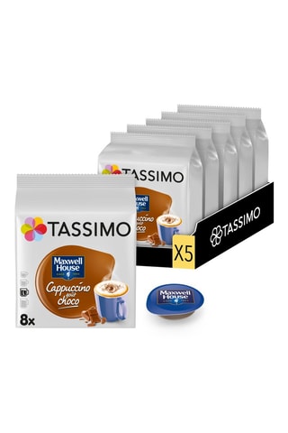 40 dosettes Tassimo - Maxwell House Cappuccino Choco - 5 x 8 dosettes