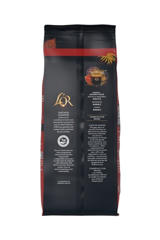 4 x 500 g - Café en grano L'Or Terres d'Afrique - Intensidad 8
