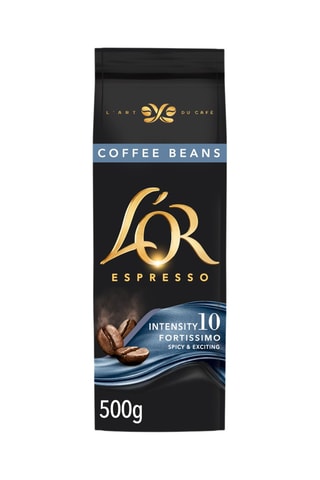 4 x 500 g - Café en grano L'Or Fortissimo - Intensidad 10