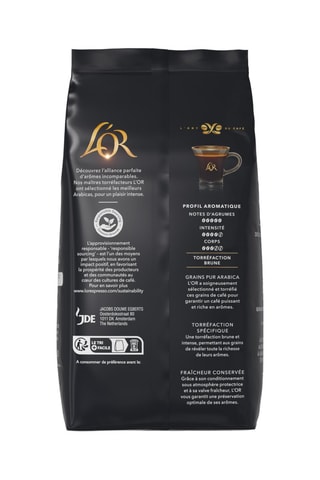 6 x 500 g - Café en grano L'Or Ristretto - Intensidad 9