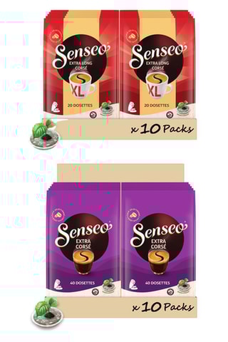 200 monodosis Senseo - Extra Long Intenso + 400 monodosis Senseo - Extra Intenso