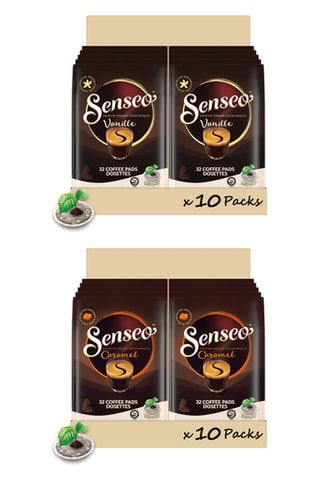 320 monodosis Senseo - Vainilla + 320 monodosis Senseo - Caramelo 