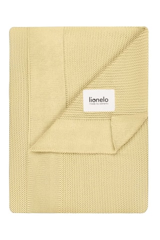 Manta de fibras de bambú Blanket - Amarillo - 100 x 75 cm