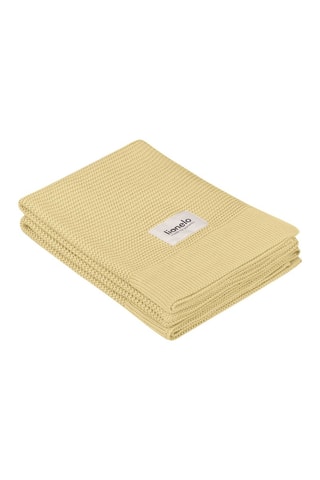 Manta de fibras de bambú Blanket - Amarillo - 100 x 75 cm