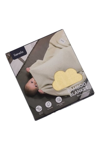 Manta de fibras de bambú Blanket - Amarillo - 100 x 75 cm