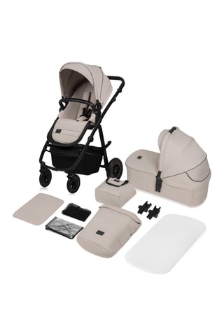 Silla de paseo dúo + accesorios Amber Plus - Beige