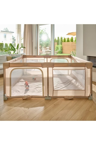 Zona de juegos infantil - Beige - 151 x 185 x 76,5 cm - De recién nacido a 4 años