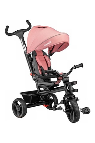 Triciclo 2 en 1 Haari - Rosa y gris