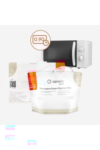 Bolsas esterilizadoras para microondas sin BPA - 8 piezas