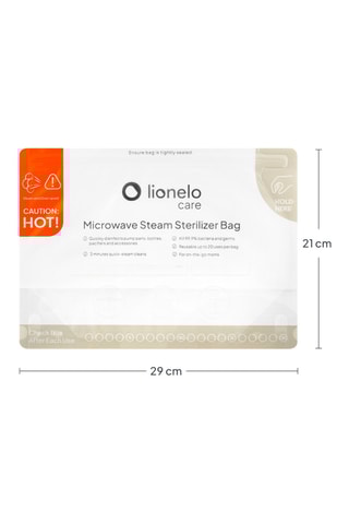 Bolsas esterilizadoras para microondas sin BPA - 8 piezas