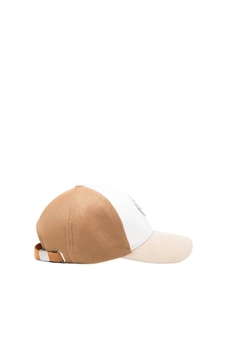 Gorra - Blanco y marrón claro