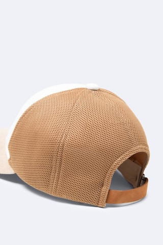 Gorra - Blanco y marrón claro