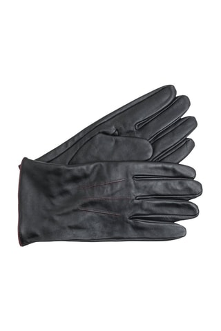 Guantes de piel - Negro