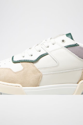 Zapatillas de piel - Blanco