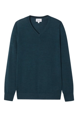 Jersey de lana merino - Azul oscuro