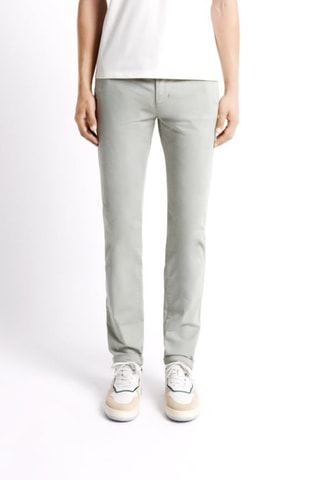 Pantalón slim fit - Verde agua
