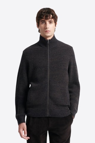 Chaqueta de lana - Antracita