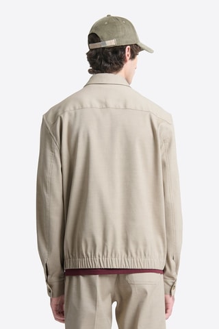 Sobrecamisa regular fit - Beige