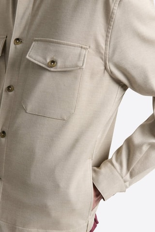 Sobrecamisa regular fit - Beige