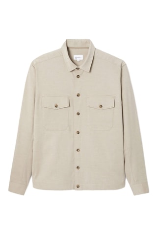 Sobrecamisa regular fit - Beige