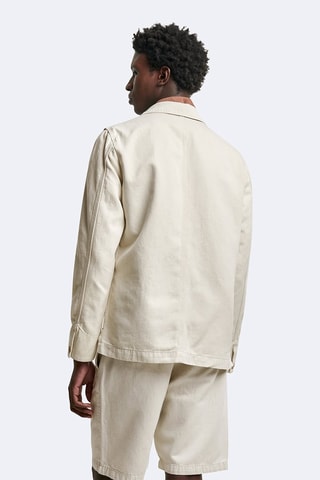 Chaqueta de lino - Beige