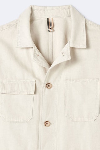 Chaqueta de lino - Beige