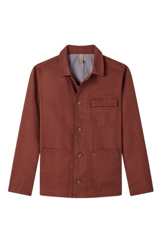 Chaqueta de lino - Marrón