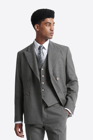 Chaqueta de traje de lana - Antracita