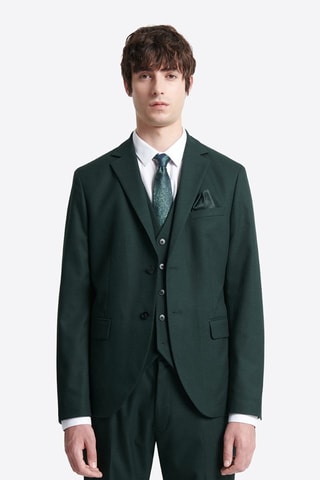 Chaqueta de traje - Verde oscuro