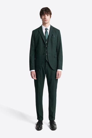 Chaqueta de traje - Verde oscuro