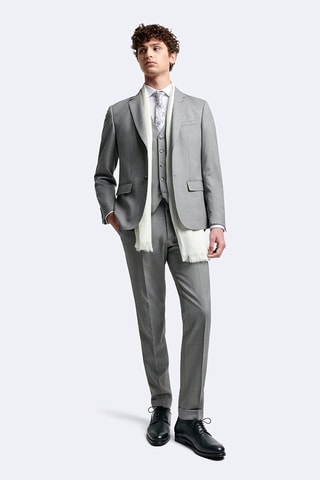 Chaqueta de traje de lana - Gris