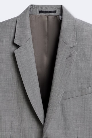 Chaqueta de traje de lana - Gris