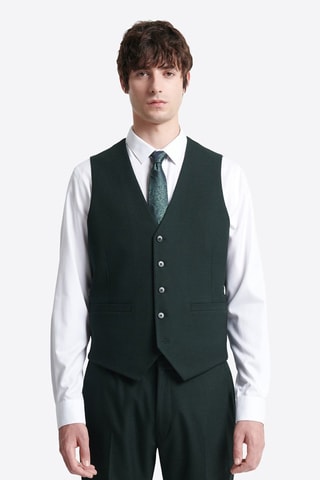 Chaleco de traje - Verde oscuro