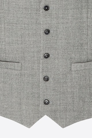 Chaleco de traje de lana - Gris jaspeado