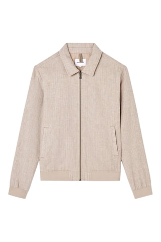 Cazadora de lino - Beige