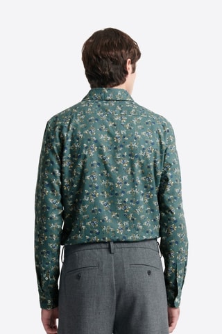 Camisa slim fit - Verde