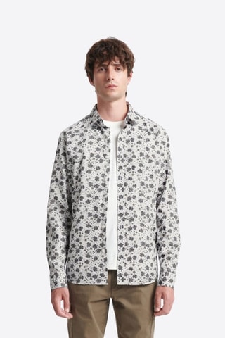 Camisa ajustada - Blanco